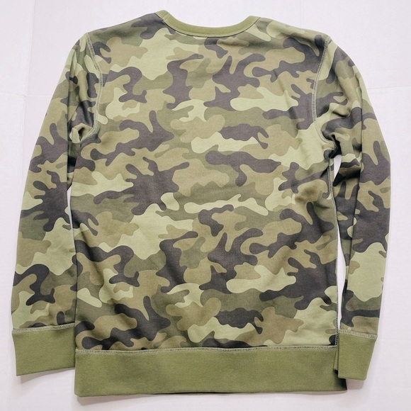 gap NWOT G Logo Camo Crew Neck Fleece Sweatshirt - Picture 5 of 5
